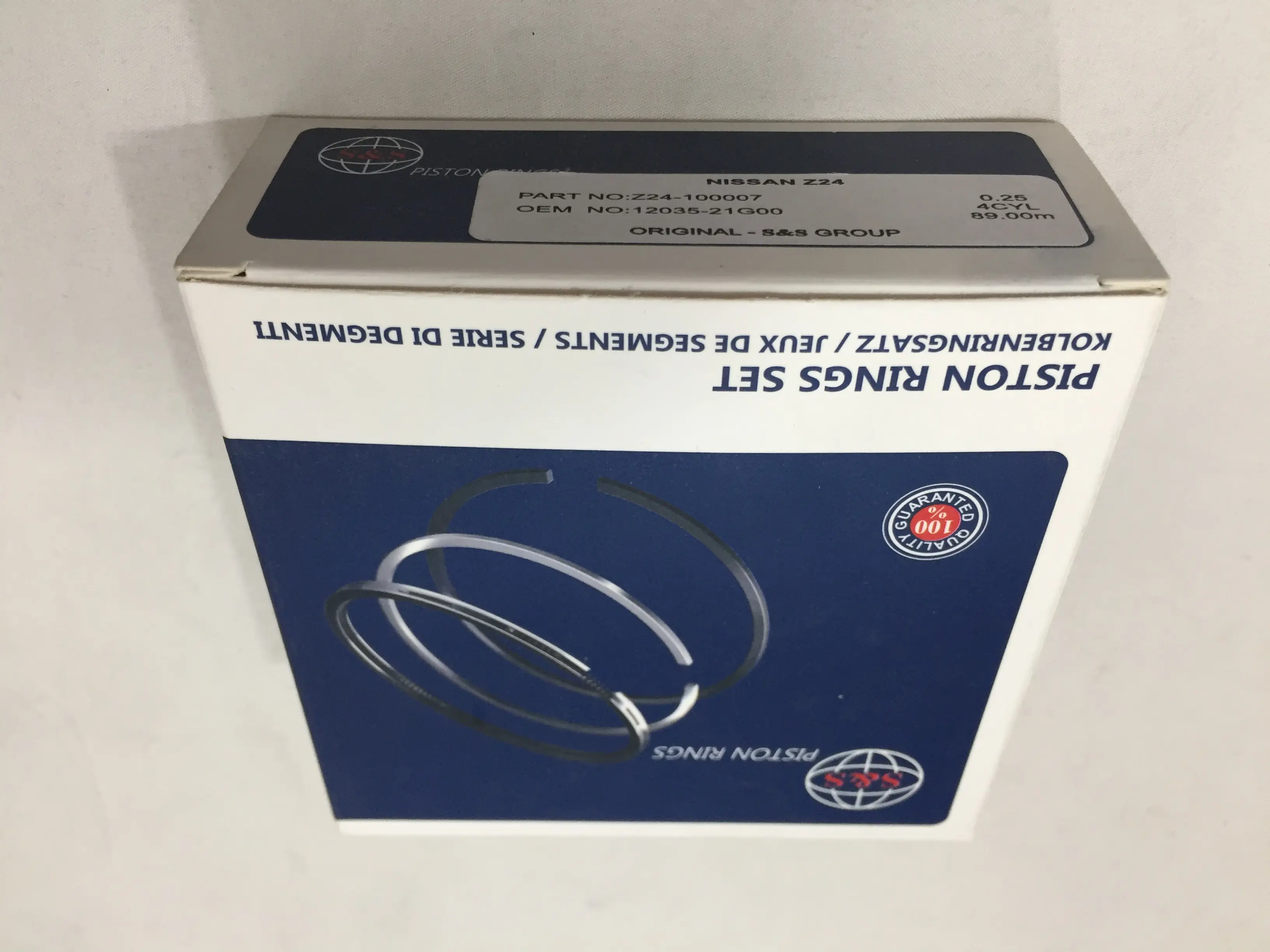 رینگ نیسان Z24 S&S 0.25 تمام کروم