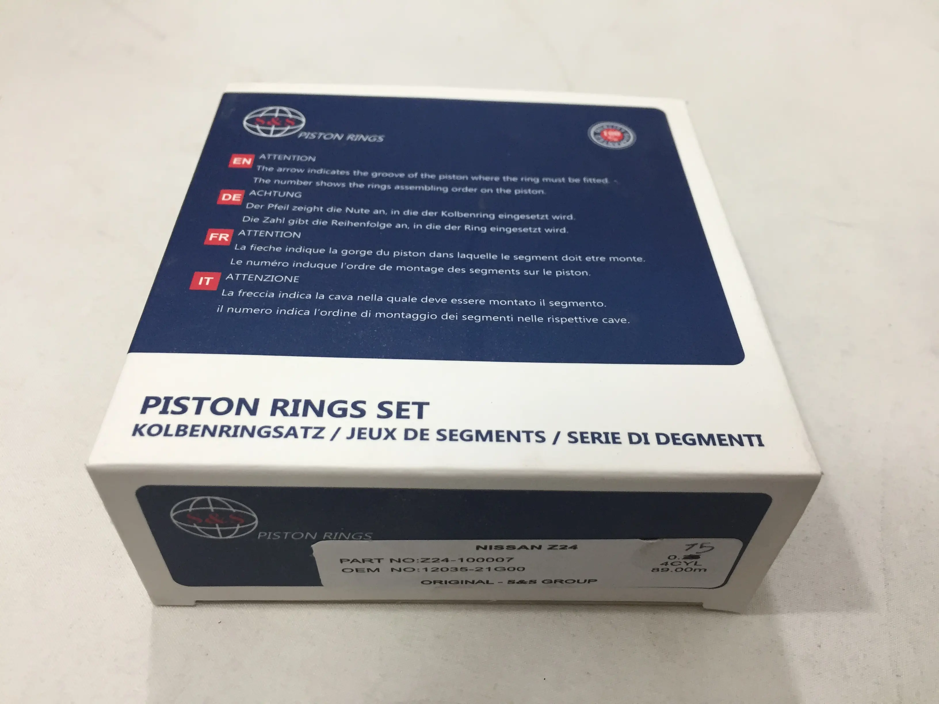 رینگ نیسان Z24 S&S 0.75 تمام کروم