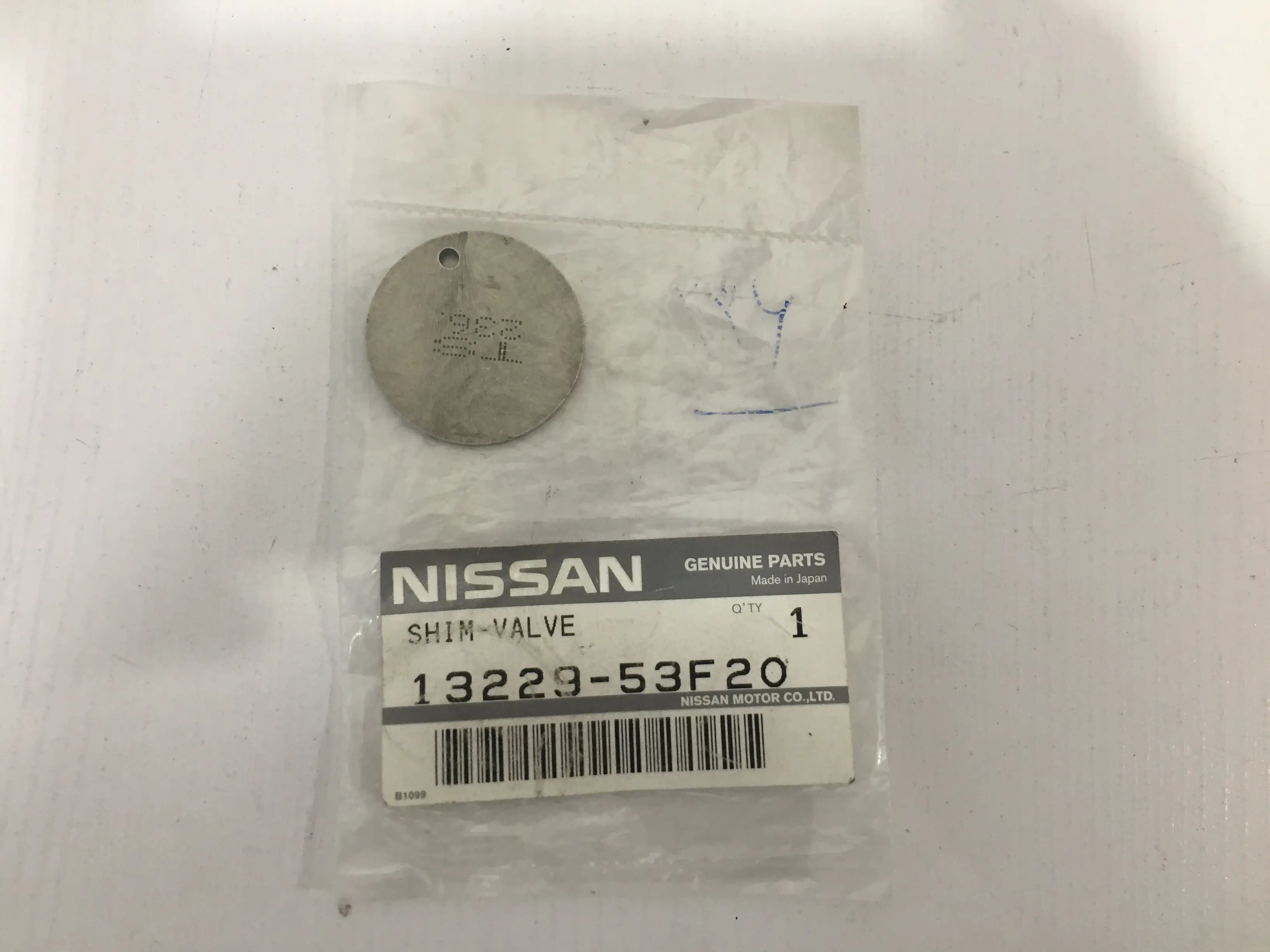 شیم تنظیم سوپاپ پیکاپ NISSAN MOTOR اصلی